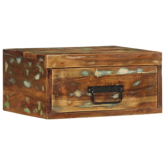 vidaXL Wall-mounted Bedside Cabinets 2 pcs Solid Wood Reclaimed