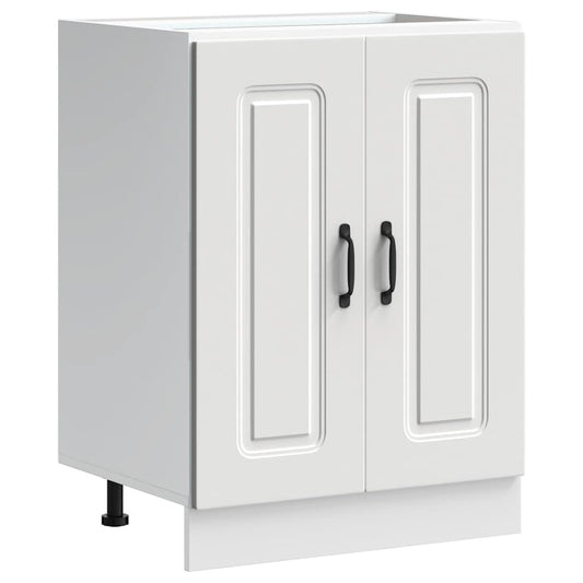 vidaXL Sink Base Cabinet "Kalmar" White 60x46x81,5 cm Engineered Wood