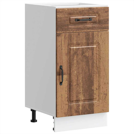 vidaXL Kitchen Base Cabinet "Kalmar" Old Wood Engineered Wood
