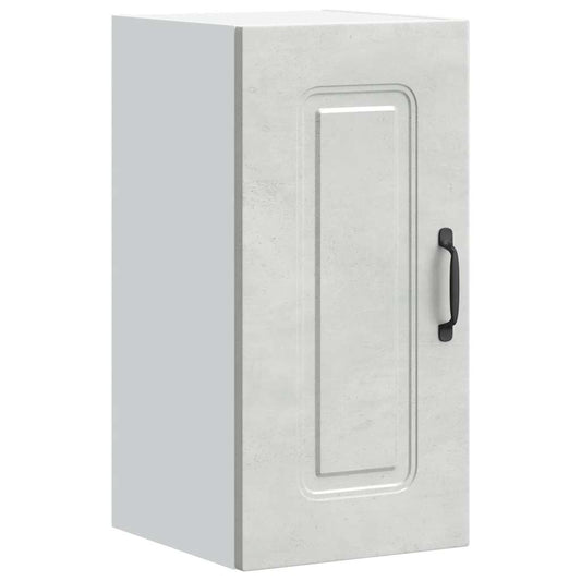 vidaXL Kitchen Wall Cabinet "Kalmar" Concrete Grey Engineered Wood