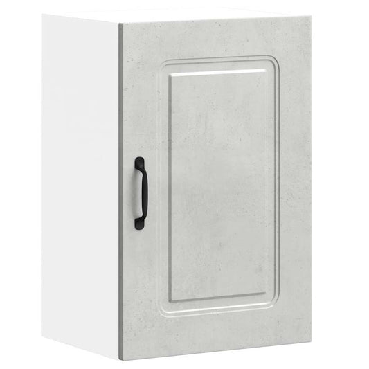 vidaXL Kitchen Wall Cabinet "Kalmar" Concrete Grey Engineered Wood
