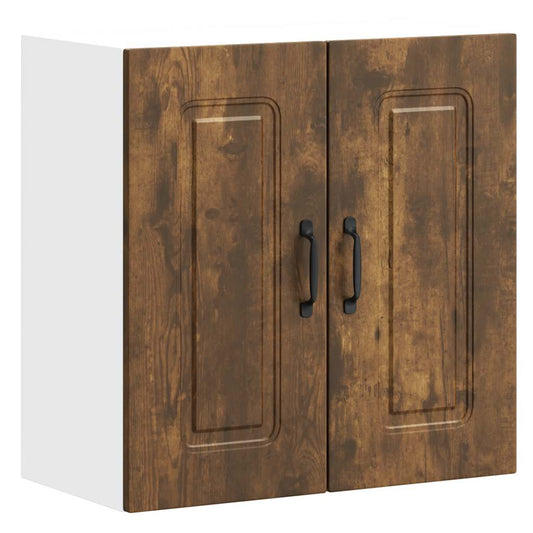 vidaXL Kitchen Wall Cabinet "Kalmar" Smoked Oak Engineered Wood