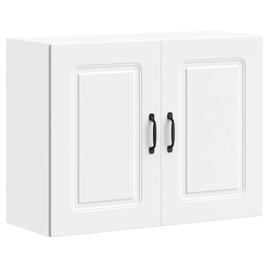 vidaXL Kitchen Wall Cabinet "Kalmar" White Engineered Wood