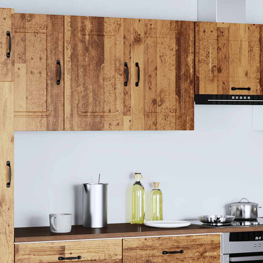 vidaXL Kitchen Wall Cabinet "Kalmar" Old Wood Engineered Wood