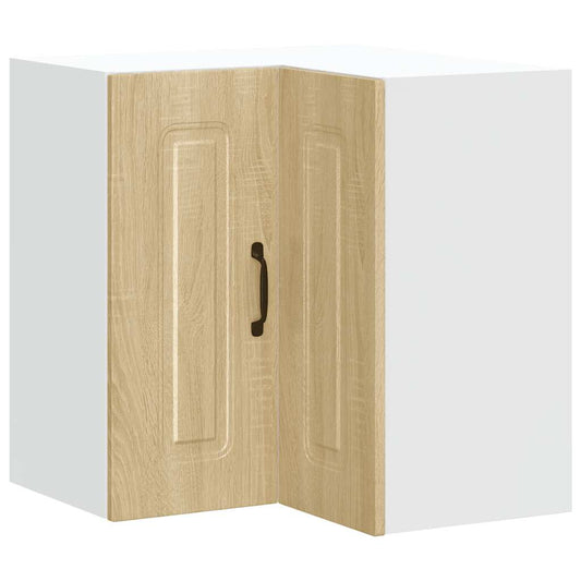 vidaXL Kitchen Wall Corner Cabinet "Kalmar" Sonoma Oak Engineered Wood