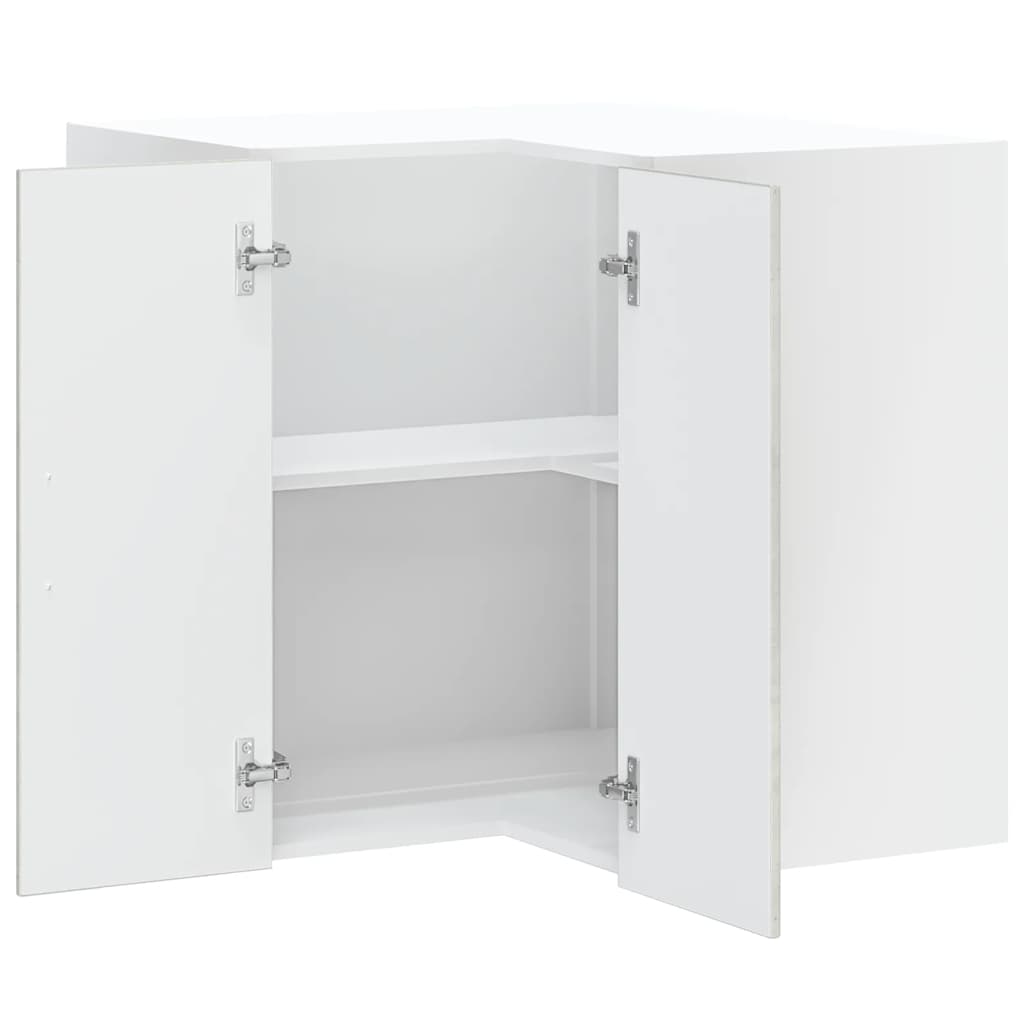 vidaXL Kitchen Wall Corner Cabinet "Kalmar" Concrete Grey
