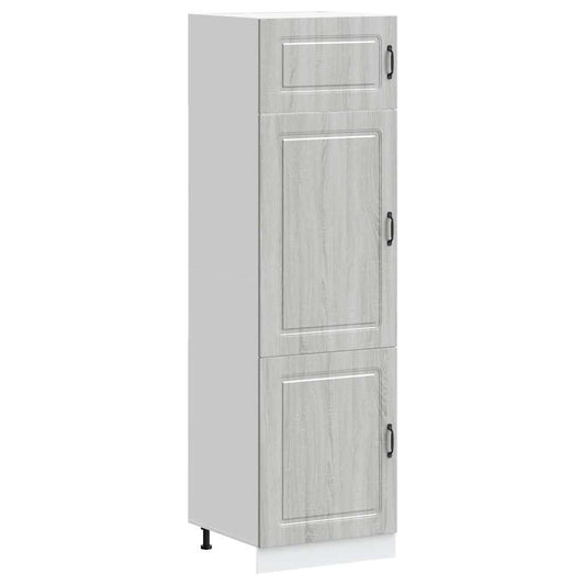 vidaXL Kitchen Cupboard "Kalmar" Grey Sonoma Engineered Wood