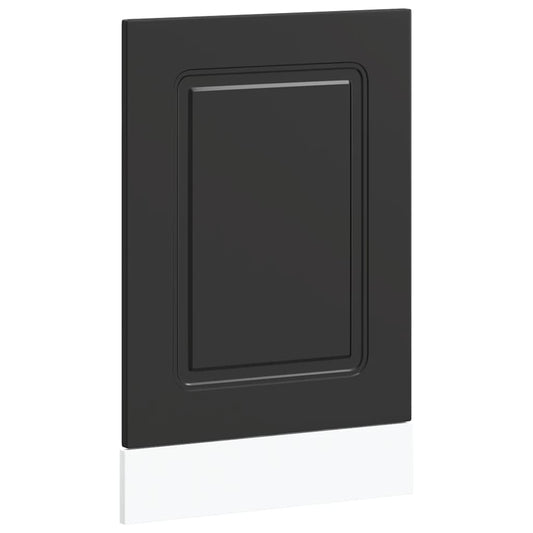vidaXL Dishwasher Panel "Kalmar" Black 45x1,5x57 cm Engineered Wood