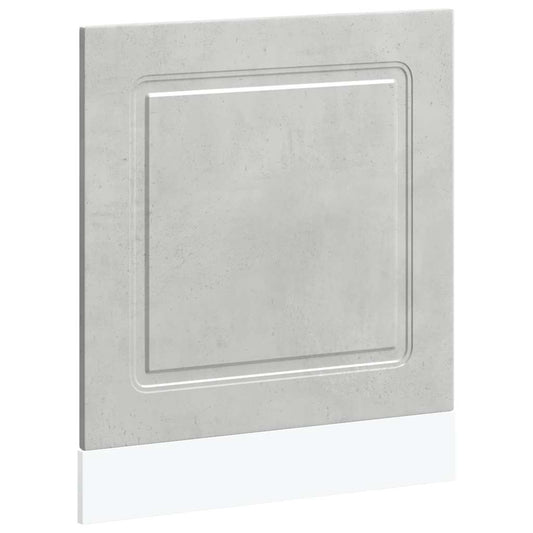 vidaXL Dishwasher Panel "Kalmar" Concrete Grey 60x1,5x57 cm Engineered Wood