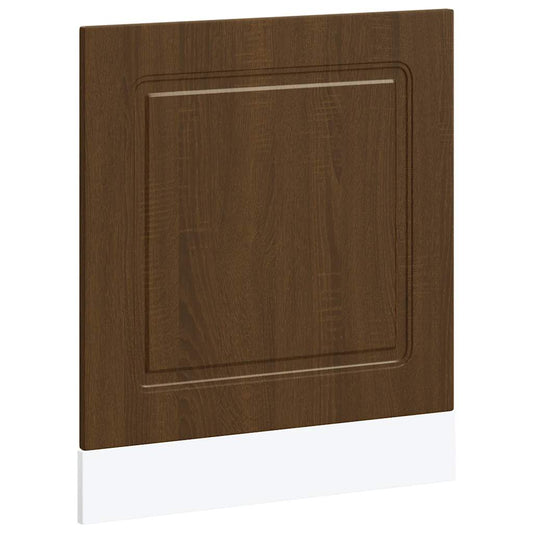 vidaXL Dishwasher Panel "Kalmar" Brown Oak 60x1,5x57 cm Engineered Wood