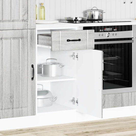 vidaXL Kitchen Base Cabinet "Lucca" Grey Sonoma Engineered Wood