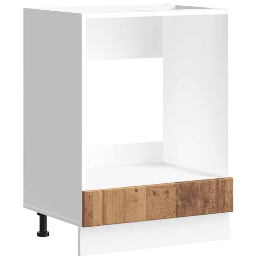 vidaXL Oven Cabinet "Lucca" Old Wood Engineered Wood