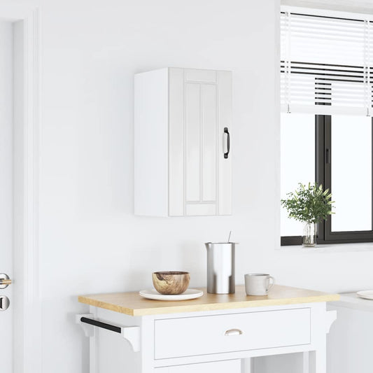 vidaXL Kitchen Wall Cabinet "Lucca" High Gloss White Engineered Wood