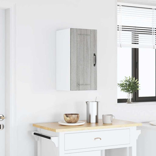 vidaXL Kitchen Wall Cabinet "Lucca" Grey Sonoma Engineered Wood