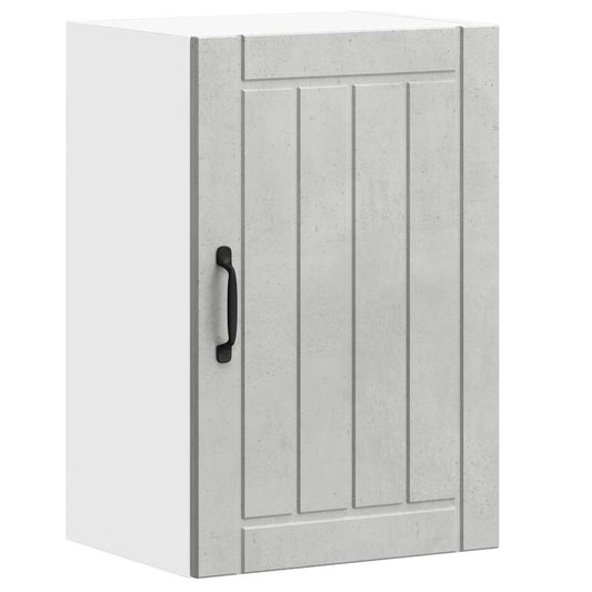 vidaXL Kitchen Wall Cabinet "Lucca" Concrete Grey Engineered Wood