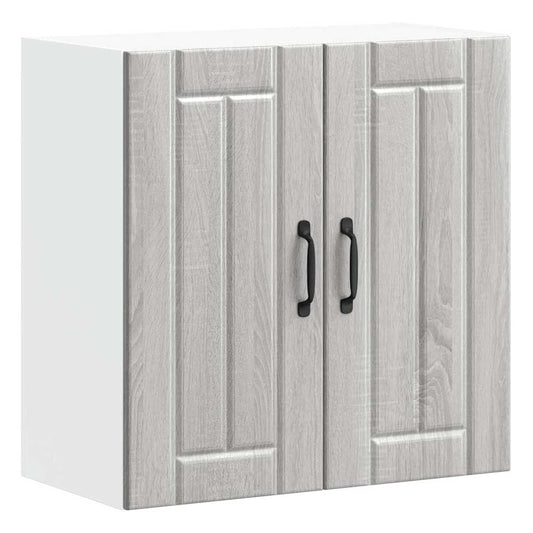 vidaXL Kitchen Wall Cabinet "Lucca" Grey Sonoma Engineered Wood