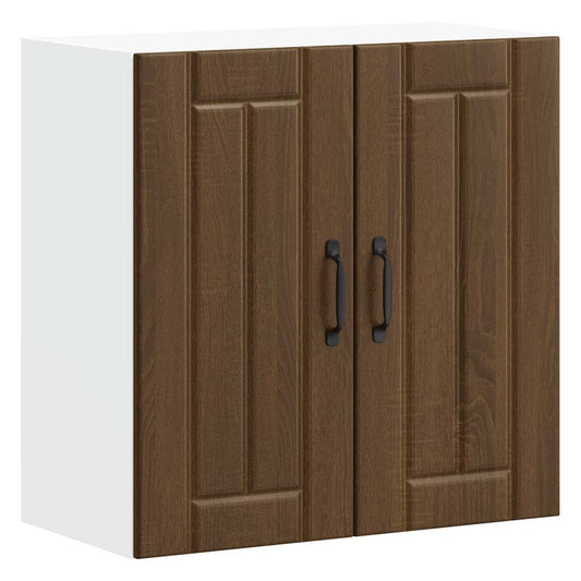 vidaXL Kitchen Wall Cabinet "Lucca" Brown Oak Engineered Wood