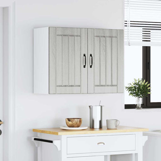 vidaXL Kitchen Wall Cabinet "Lucca" Grey Sonoma Engineered Wood