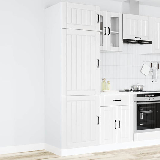 vidaXL Kitchen Cupboard Lucca White Engineered Wood