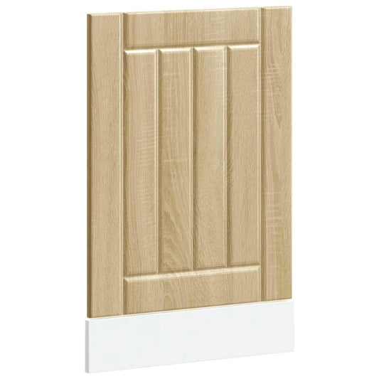 vidaXL Dishwasher Panel "Lucca" Sonoma Oak Engineered Wood