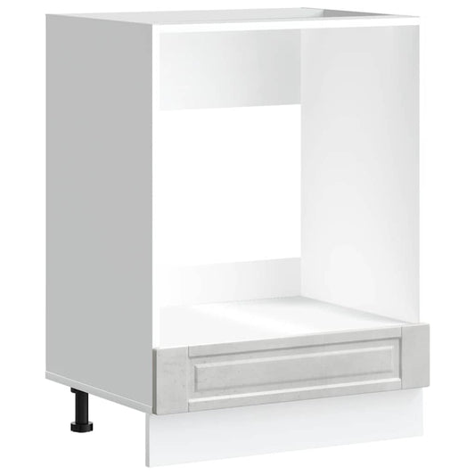 vidaXL Oven Cabinet Porto Concrete Grey Engineered Wood