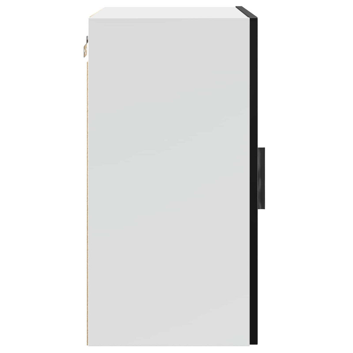 vidaXL Kitchen Wall Cabinet "Porto" Black Engineered Wood