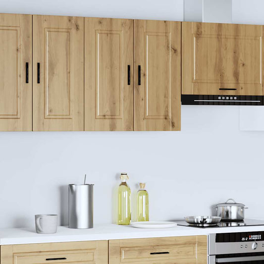 vidaXL Kitchen Wall Cabinet "Porto" Artisan Oak Engineered Wood