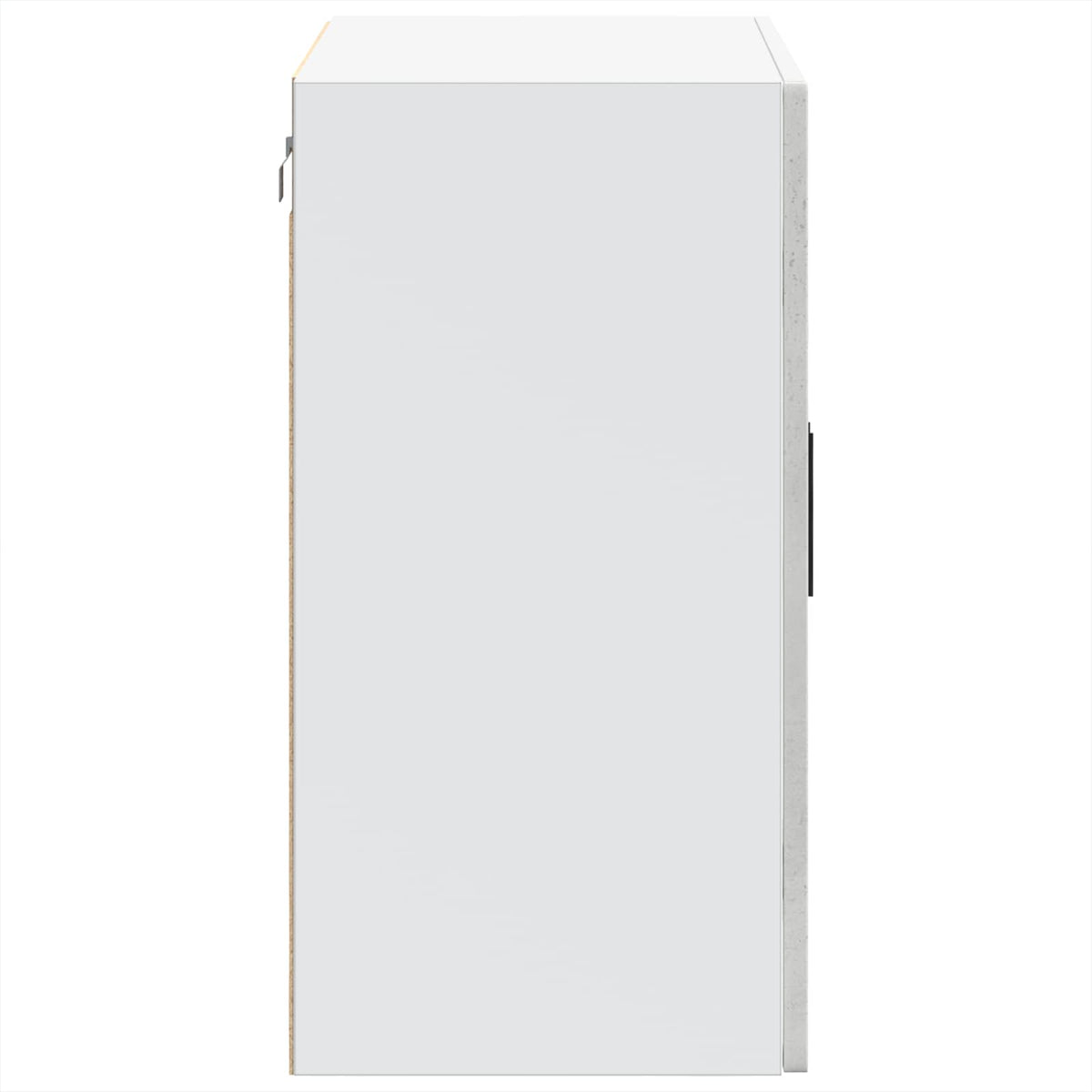 vidaXL Kitchen Wall Cabinet with Glass Door "Porto" Concrete Grey