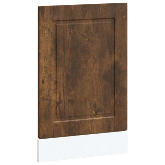 vidaXL Dishwasher Panel "Porto" Smoked Oak 45x1,5x57 cm Engineered Wood