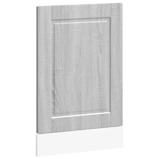 vidaXL Dishwasher Panel Porto Grey Sonoma 45x1,5x57 cm Engineered Wood