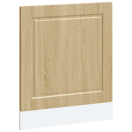 vidaXL Dishwasher Panel "Porto" Sonoma Oak 60x1,5x57 cm Engineered Wood