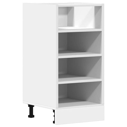 vidaXL Bottom Cabinet "Riga" White 40x44,5x81,5 cm Engineered Wood