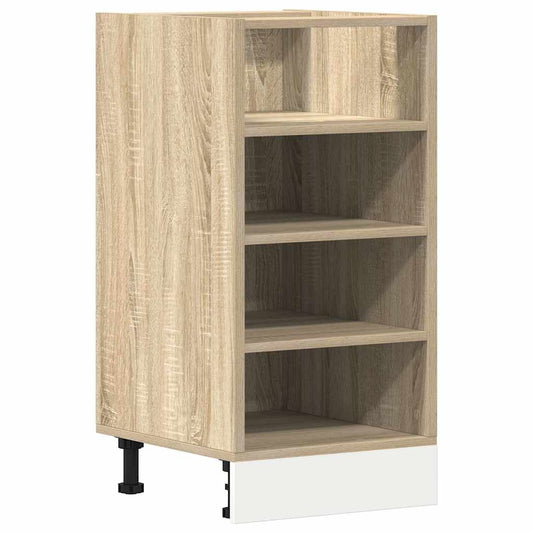 vidaXL Bottom Cabinet "Riga" Sonoma Oak 40x44,5x81,5 cm Engineered Wood
