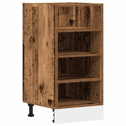 vidaXL Bottom Cabinet "Riga" Old Wood 40x44,5x81,5 cm Engineered Wood
