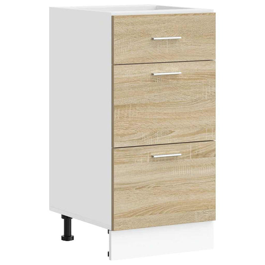 vidaXL Bottom Cabinet "Lyon" Sonoma Oak 40x46x81,5 cm Engineered Wood