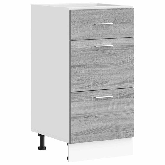 vidaXL Bottom Cabinet "Lyon" Grey Sonoma 40x46x81,5 cm Engineered Wood