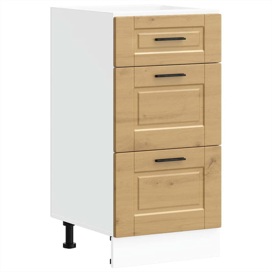 vidaXL Kitchen Base Cabinet "Porto" Artisan Oak Engineered Wood