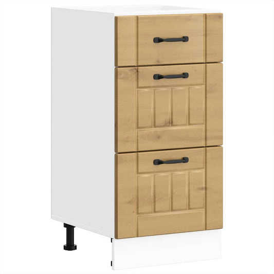 vidaXL Kitchen Base Cabinet "Lucca" Artisan Oak Engineered Wood