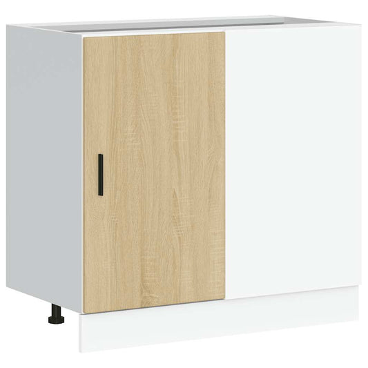 vidaXL Kitchen Base Cabinet "Lyon" Sonoma Oak Engineered Wood