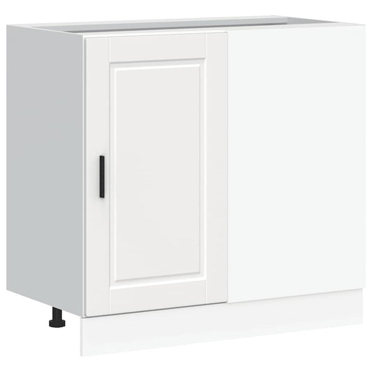 vidaXL Kitchen Base Cabinet "Porto" White Engineered Wood