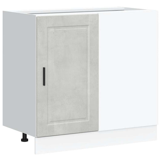 vidaXL Kitchen Base Cabinet "Porto" Concrete Grey Engineered Wood