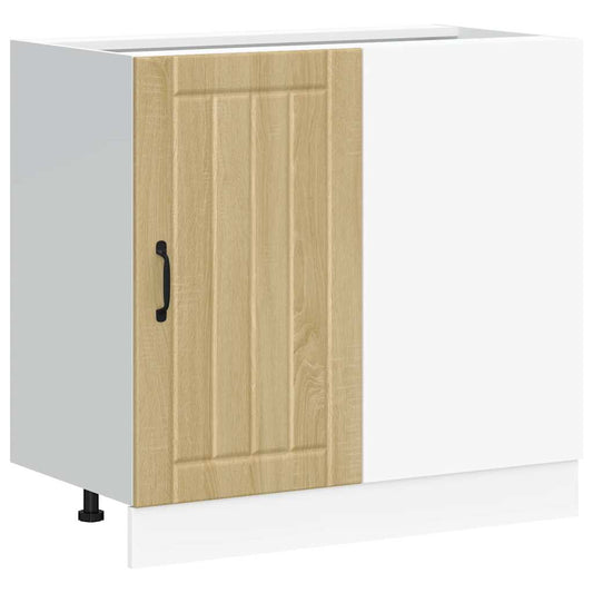 vidaXL Kitchen Base Cabinet "Lucca" Sonoma Oak Engineered Wood
