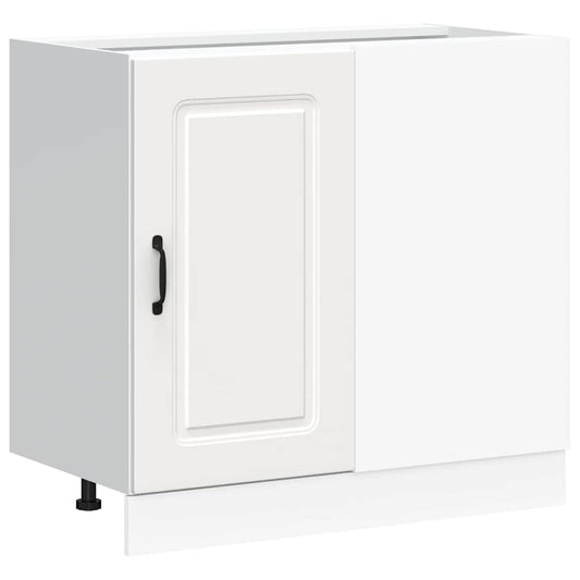 vidaXL Kitchen Base Cabinet "Kalmar" White Engineered Wood