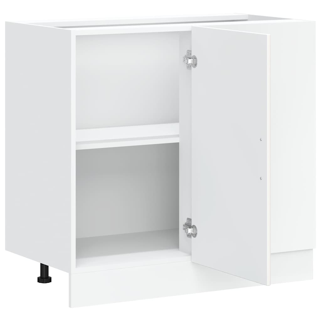vidaXL Kitchen Base Cabinet "Kalmar" White Engineered Wood
