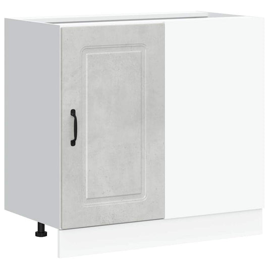 vidaXL Kitchen Base Cabinet "Kalmar" Concrete Grey Engineered Wood