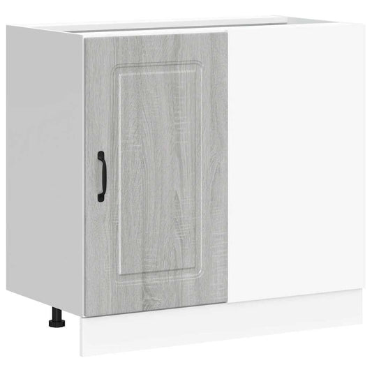 vidaXL Kitchen Base Cabinet "Kalmar" Grey Sonoma Engineered Wood