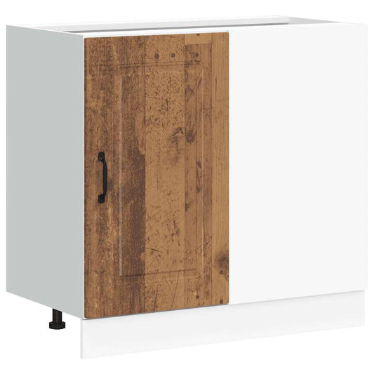 vidaXL Kitchen Base Cabinet "Kalmar" Old Wood Engineered Wood