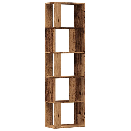 vidaXL Book Cabinet Old Wood 45x24x159 cm Engineered Wood