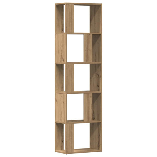 vidaXL Book Cabinet Artisan Oak 45x24x159 cm Engineered Wood