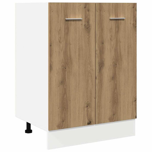 vidaXL Bottom Cabinet "Lyon" Artisan Oak 60x46x81,5 cm Engineered Wood